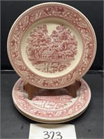 1965 Memory Lane Royal Ironstone Dinner Plate set