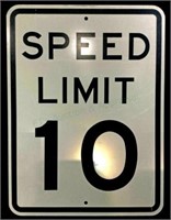 Speed Limit Steel Traffic Sign
