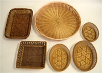 Six Decorative Baskets