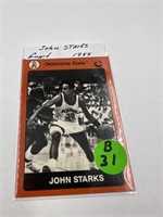 John Starks Guard Okla State 1988 Baseball Card