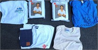 2 NEW IN PKG WHITE TSHIRTS AND ASSORTED TSHIRS LOT