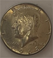 1968-D Kennedy Half 40% Silver