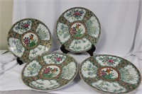 Antique Chinese/Oriental Rose Medallion Plates