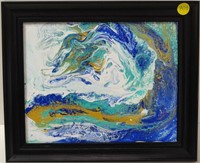 Jonal Raje Acrylic On Canvas Mystic Sea Creations