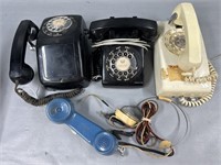 Rotary Dial Telephones Phone Lot