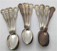 12 Sterling Silver Table Spoons