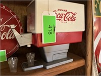 Coca-Cola toy drink dispenser 13“ x 11“ x 6“