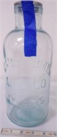 Candy Bros.Mfg Co Glass Jar with Lid