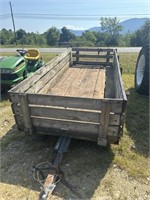 4068: 4.5 X 10' PULL BEHIND TRAILER