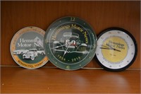 Hemmings Motor News Clock, Thermometer & Sign