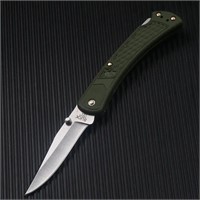 Buck 110 Folding Knife Military Green NIB