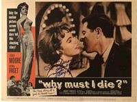 Why Must I Die? signed lobby card