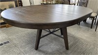 NEW Round Wood Table with Leaf