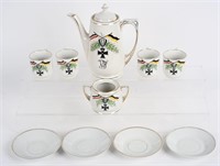 WWI IMPERIAL GERMAN & AUSTRIAN PATRIOTIC TEA SET