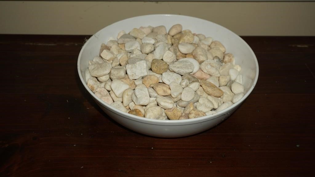 Platter full of rocks