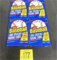 1988 Fleer Baseball Cards Sealed Packs