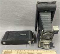 2 Antique Kodak Box Cameras