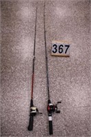 Pair Of Fishing Poles ( Shakespeare -