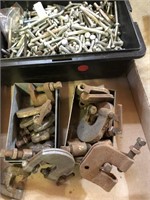 LARGE QTY BOLTS & CLAMPS