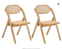 XINNAN Dinning Chairs with Woven Rattan Seats