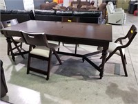 Samuel Lawrence 84’work station table and 4