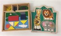 Melissa & Doug Wooden Kids Puzzles