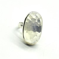 Silver Gem Stone(18.5ct) Ring