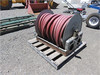 Hannay Reel w/ Approximately 100ft of 1" Hose