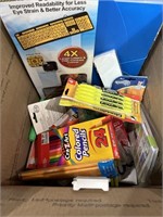 Misc Box School Supplies