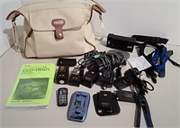 Various Electronics Untested W/ Samsonite Bag