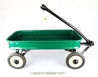 Child Metal Wagon (Painted Green & Reconditioned)