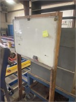 WHITE BOARD ON STAND