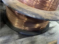 SPOOL OF COPPER WELDING WIRE