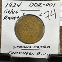 1924 WHEAT PENNY CENT DDR-001