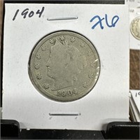 1904 LIBERTY V NICKEL