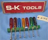 SK USA 7-pc nut driver set, 3/16" to 1/2"