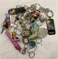 Lot of Various Keychains