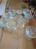 10 pcs Waterford glasses