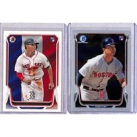 Two 2014 Bowman/bowman Chrome Xander Bogaerts Rc