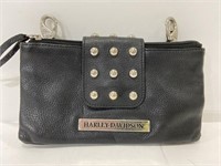 Harley Davidson leather waist belt purse