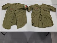 Two Boy Scouts shirts