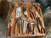 Crescent wrenches and pliers