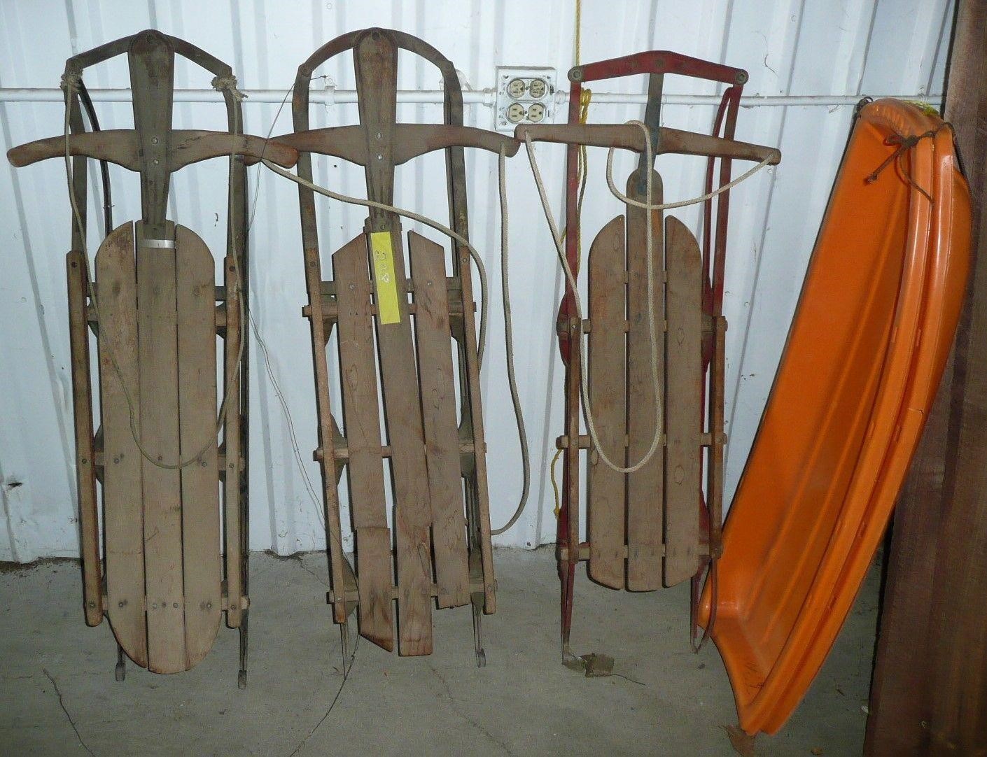 Wood Sleds---Plastic Sleds