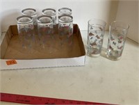 Pfaltzgraff Glass Tumblers 8