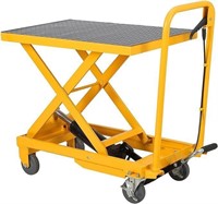 500lbs Hydraulic Lift Table Cart, 28.4"