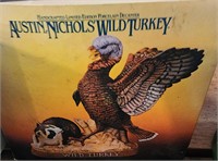 4 pc wild Turkey Lot 3 Minis & 1 Larger one In Org