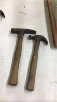 Hammer and a roofing hammer