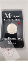 1879 San Francisco Mint Morgan Dollar With Slab