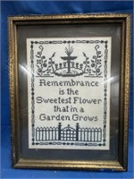 Framed Needle Point