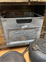 Sealtest Luigi Dairy metal crate